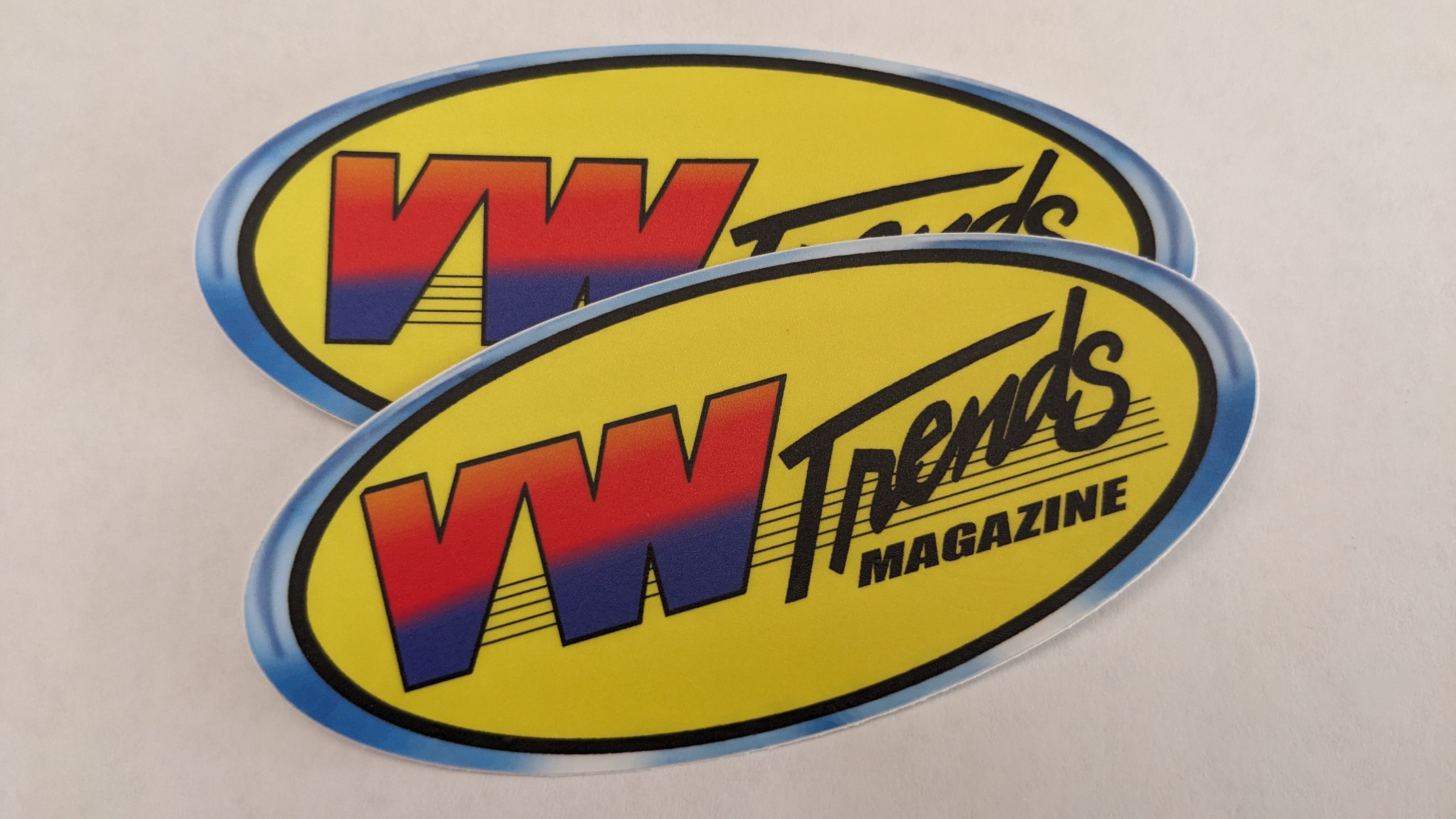 Oval VW Trends Stickers – VW Trends Magazine