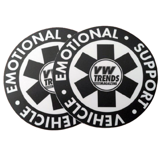 VW Trends Emotional Support Vehicle Stickers